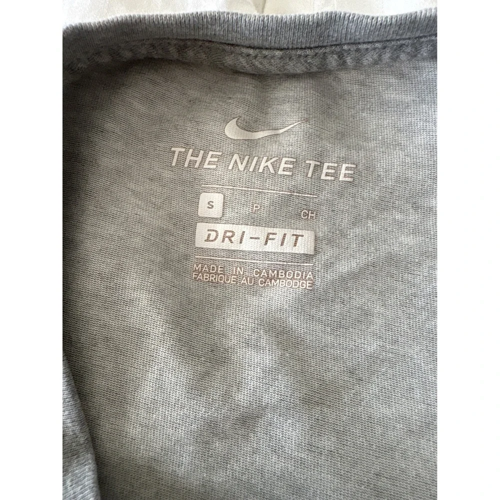 Nike United States Olympic Team Dri-FIT T-Shirt Gray Short Sleeve Unisex Small - Picture 3 of 4